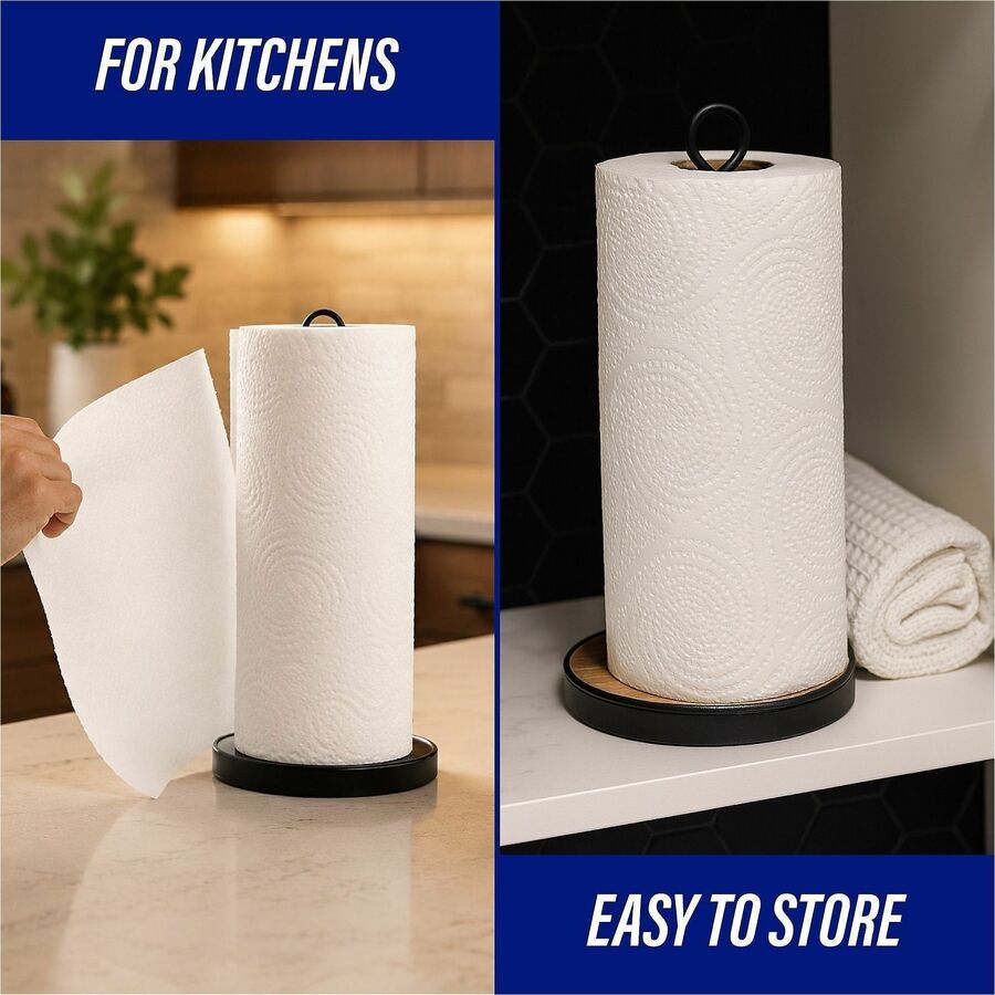Genuine Joe Kitchen Roll Paper Towels, 2 Ply, 11" x 93.60", 100 Towels/Roll, 3 Rolls/Carton (GJO23085)
