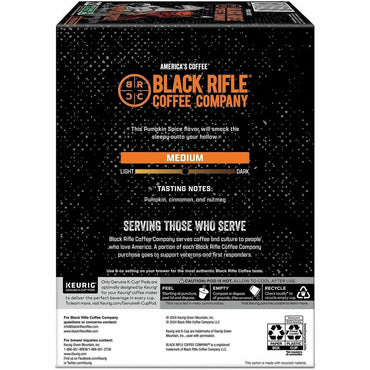 Black Rifle K-Cup, Pod Pumpkin Spice Coffee, Medium (GMT0844)