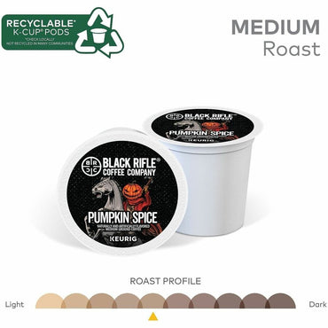 Black Rifle K-Cup, Pod Pumpkin Spice Coffee, Medium (GMT0844CT)