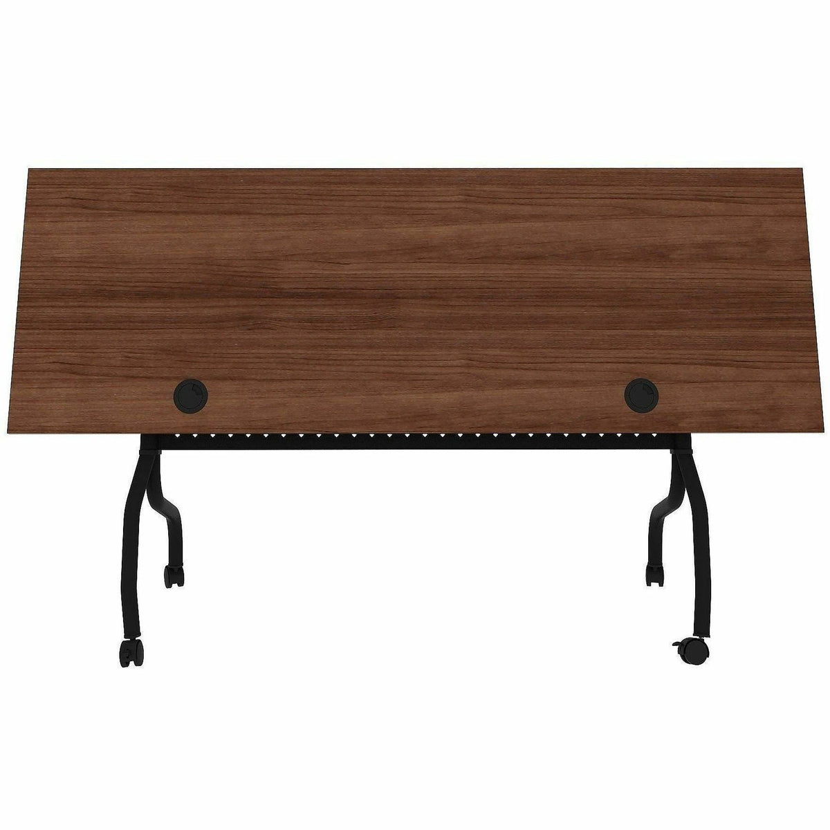 Lorell Preference Flip/Nest Training Tables, 72" Table Top Width x 23.60" Table Top Depth, 29.50", Black Four Leg Base (LLR60755)