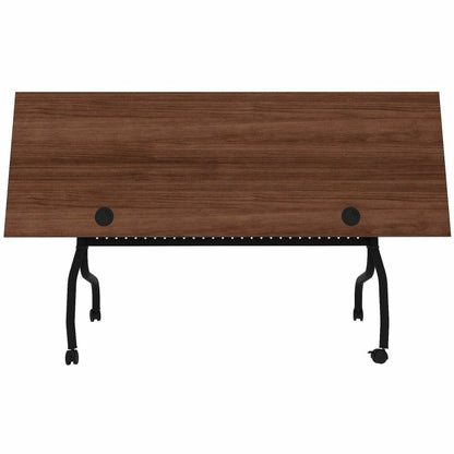 Lorell Preference Flip/Nest Training Tables, 72" Table Top Width x 23.60" Table Top Depth, 29.50", Black Four Leg Base (LLR60755)