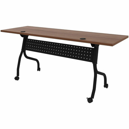 Lorell Preference Flip/Nest Training Tables, 72" Table Top Width x 23.60" Table Top Depth, 29.50", Black Four Leg Base (LLR60755)