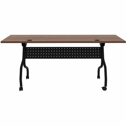 Lorell Preference Flip/Nest Training Tables, 72" Table Top Width x 23.60" Table Top Depth, 29.50", Black Four Leg Base (LLR60755)