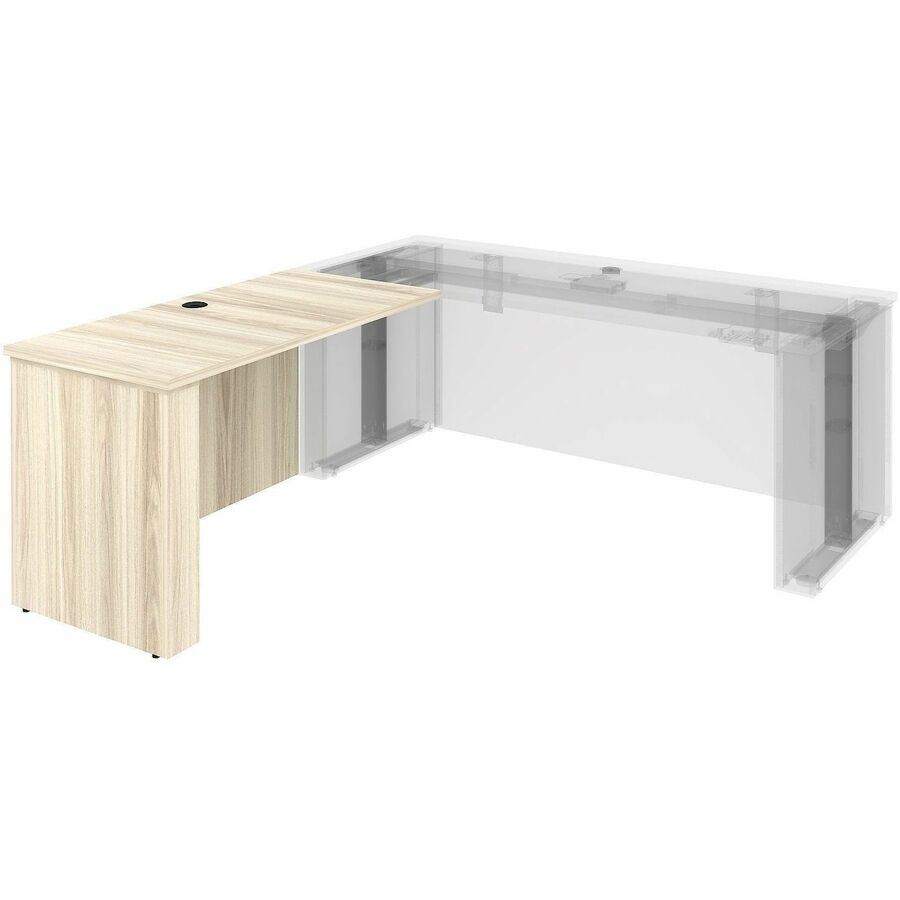 Lorell Essentials Sit-Stand Return Shells, 27.5" x 47.3" x 23.6", Finish: Modern Elm (LLR66378)