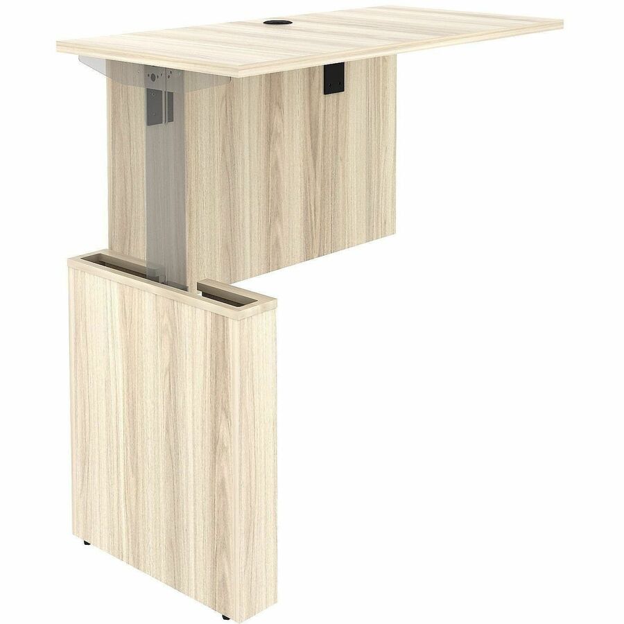 Lorell Essentials Sit-Stand Return Shells, 27.5" x 47.3" x 23.6", Finish: Modern Elm (LLR66378)