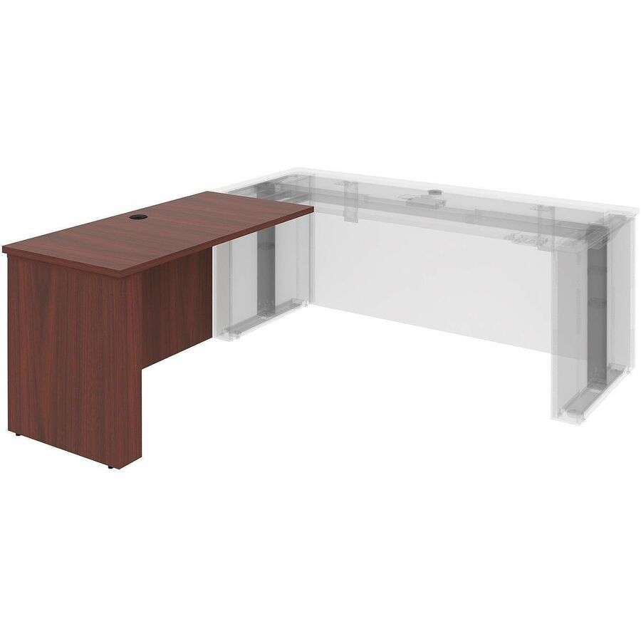 Lorell Essentials Sit-Stand Return Shells, 27.5" x 47.3" x 23.6", Finish: Mahogany (LLR69369)