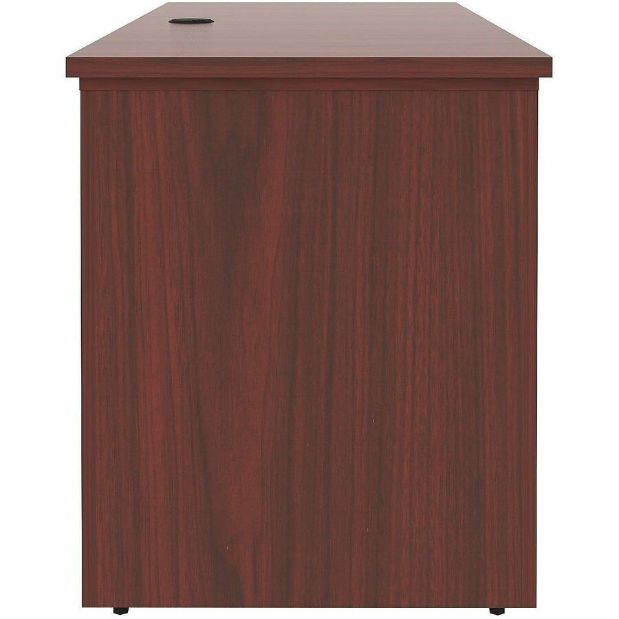 Lorell Essentials Sit-Stand Return Shells, 27.5" x 47.3" x 23.6", Finish: Mahogany (LLR69369)