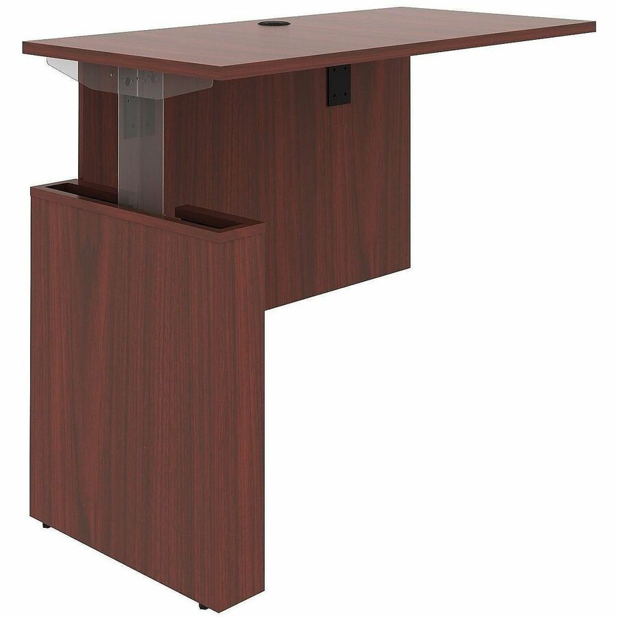 Lorell Essentials Sit-Stand Return Shells, 27.5" x 47.3" x 23.6", Finish: Mahogany (LLR69369)