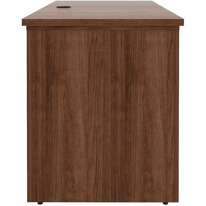 Lorell Essentials Sit-Stand Return Shells, 27.5" x 47.3" x 23.6", Finish: Walnut (LLR69965)