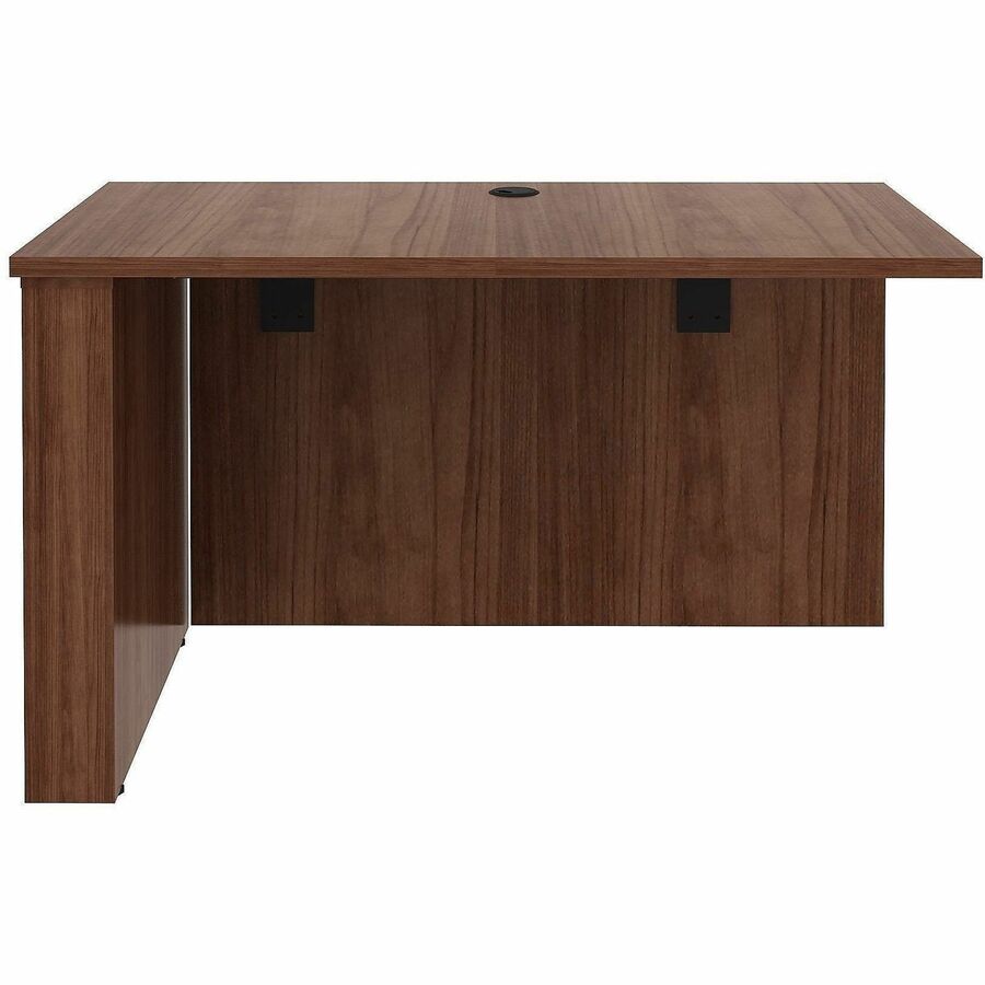 Lorell Essentials Sit-Stand Return Shells, 27.5" x 47.3" x 23.6", Finish: Walnut (LLR69965)