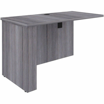 Lorell Essentials Sit-Stand Return Shells, 27.5" x 47.3" x 23.6", Finish: Weathered Charcoal (LLR69528)