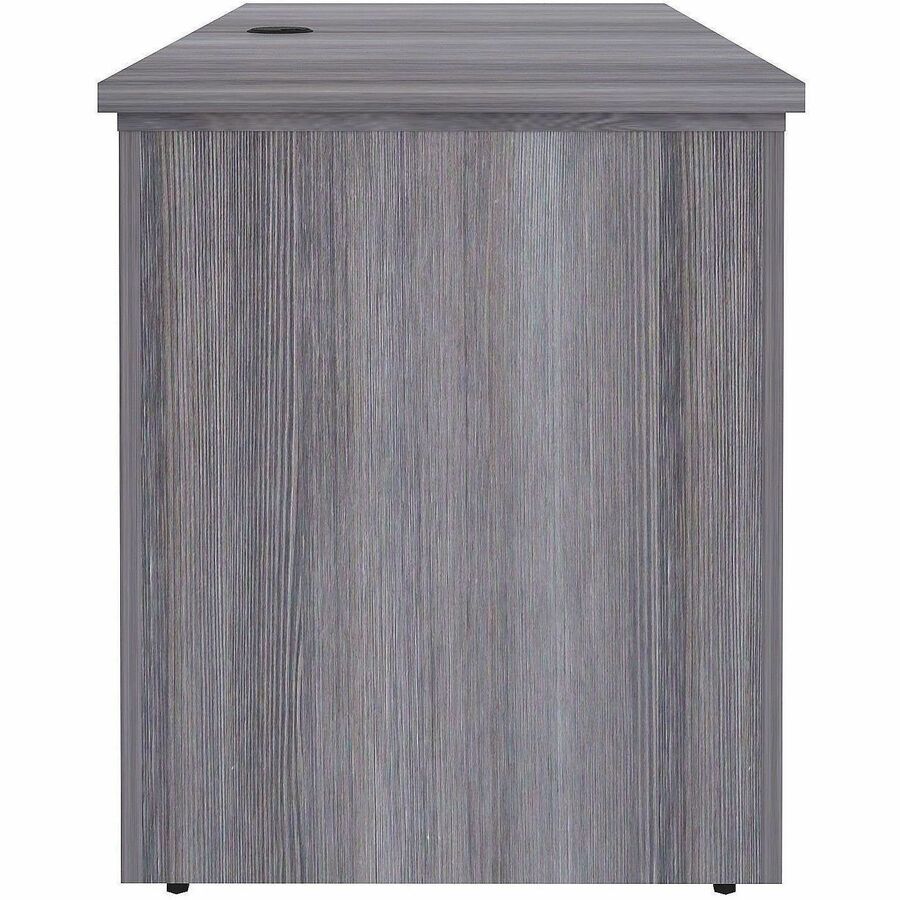 Lorell Essentials Sit-Stand Return Shells, 27.5" x 47.3" x 23.6", Finish: Weathered Charcoal (LLR69528)