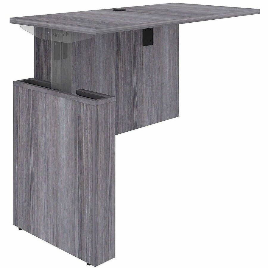 Lorell Essentials Sit-Stand Return Shells, 27.5" x 47.3" x 23.6", Finish: Weathered Charcoal (LLR69528)