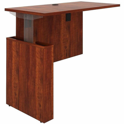 Lorell Essentials Sit-Stand Return Shells, 27.5" x 47.3" x 23.6", Finish: Cherry (LLR69425)