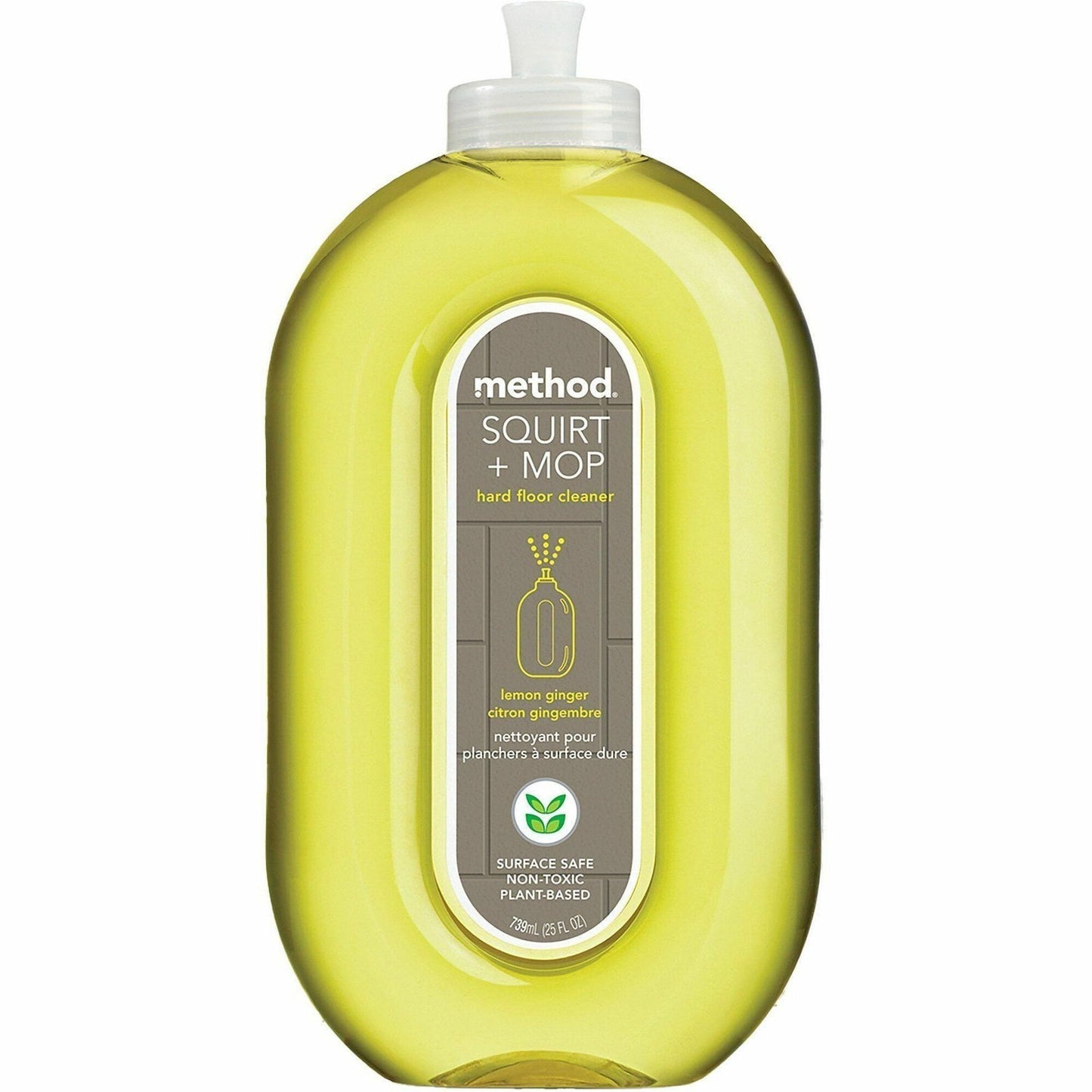 Method Squirt + Mop Lemon Floor Cleaner, 25 fl oz, Lemon Ginger Scent (MTH317917)
