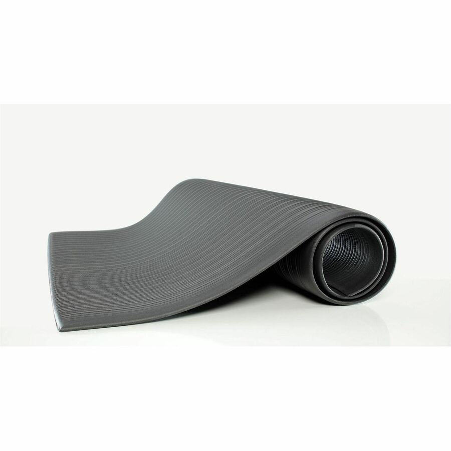 Guardian Floor Protection Anti-Fatigue Mat, Factory, 36" x 24" x 0.375" Thickness, Vinyl Foam, Gray  (MLL24020302GY)