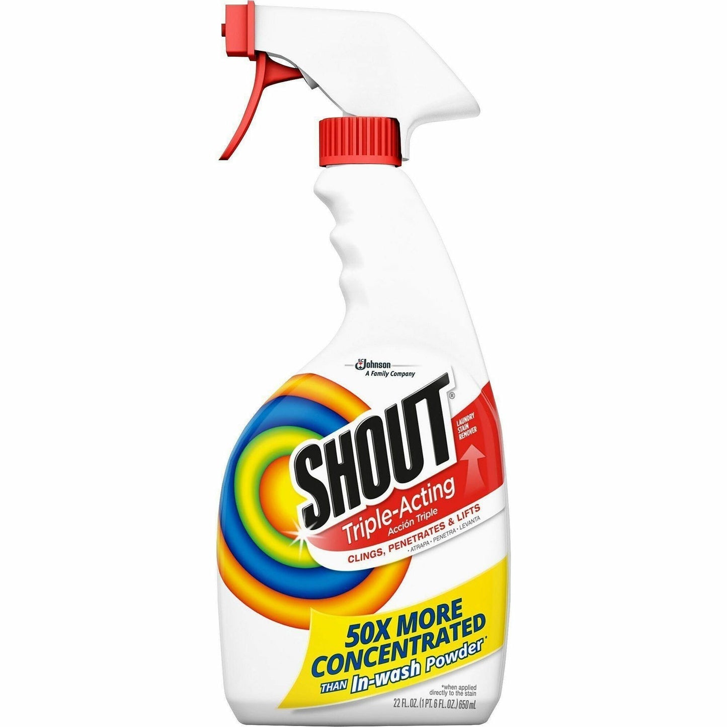 Shout Laundry Stain Remover Spray, 22 fl oz (0.7 quart) (SJN383793EA)