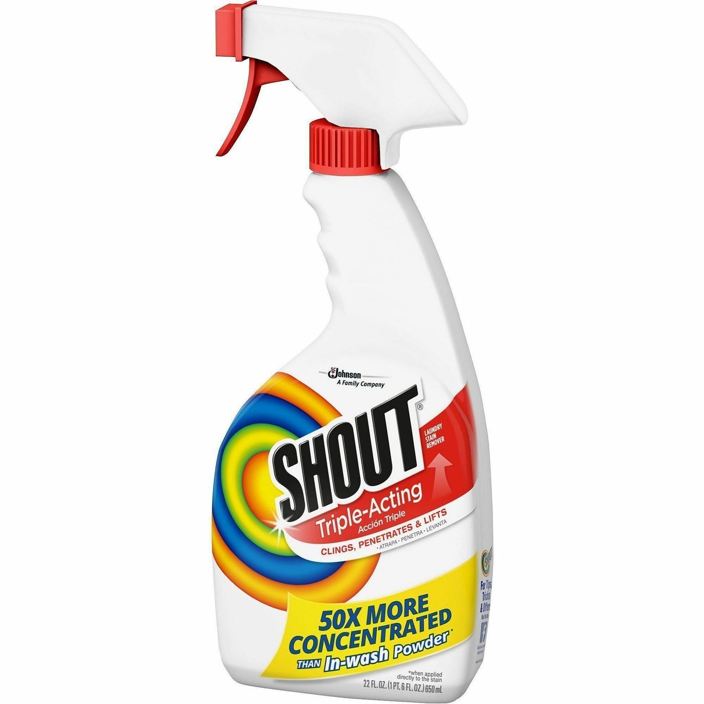 Shout Laundry Stain Remover Spray, 22 fl oz (0.7 quart) (SJN383793EA)