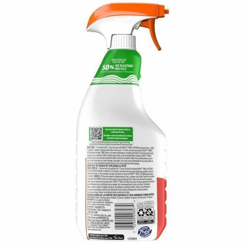 Shout Laundry Stain Remover Spray, 22 fl oz (0.7 quart) (SJN383793EA)