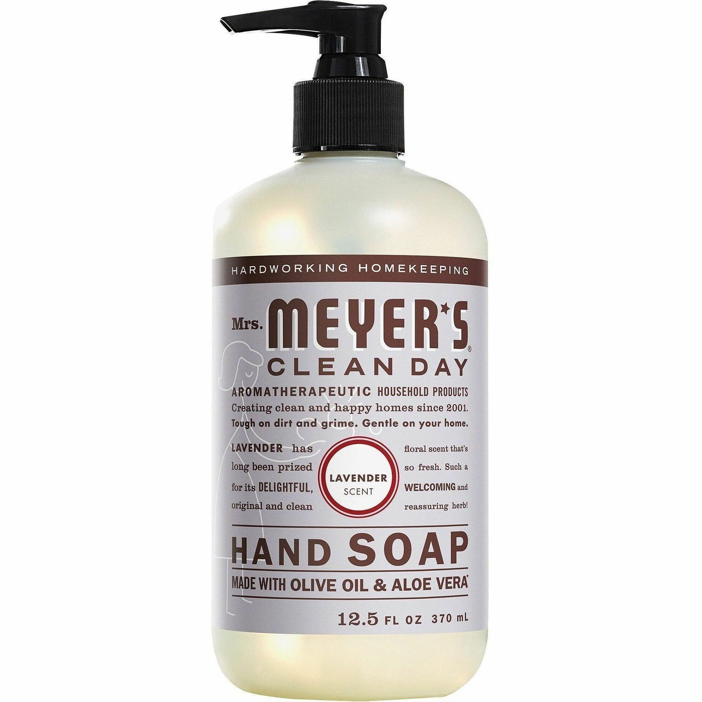 Mrs. Meyer's Clean Day Hand Soap, Lavender Scent, 12.50 fl oz (SJN390066EA)