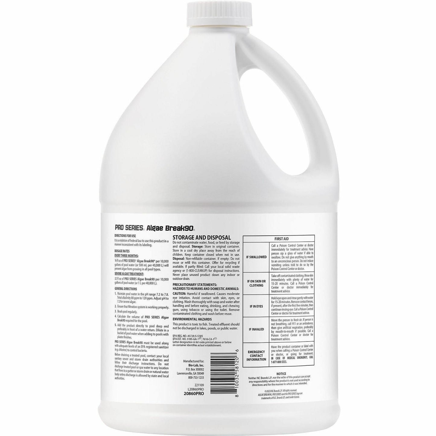 KIK Custom PRO SERIES Algae Break90 Pool Treatment  (KIKKPL20860PRO)