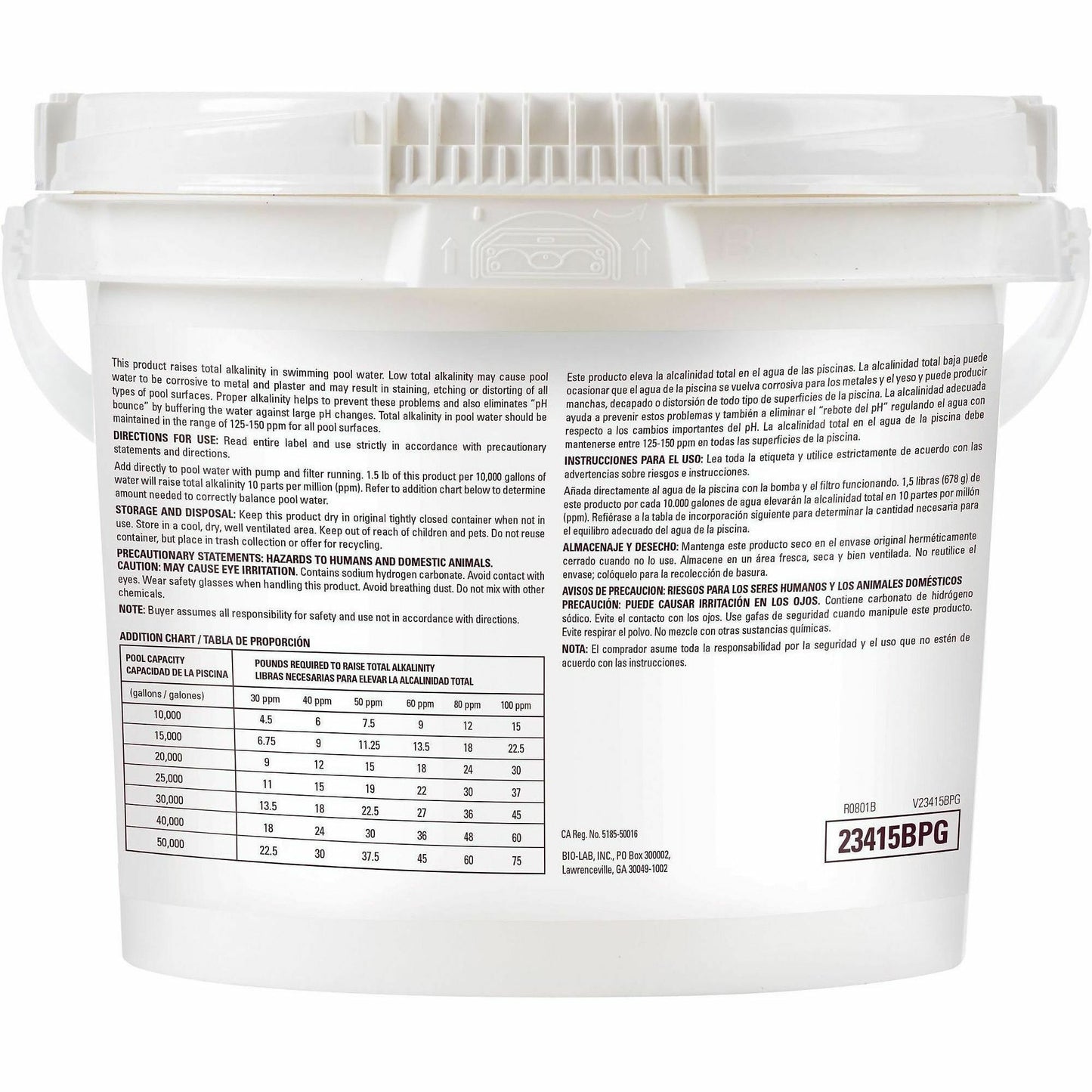 KIK Custom PRO GUARD Total Alkalinity Increaser  (KIKKPL23415BPG)