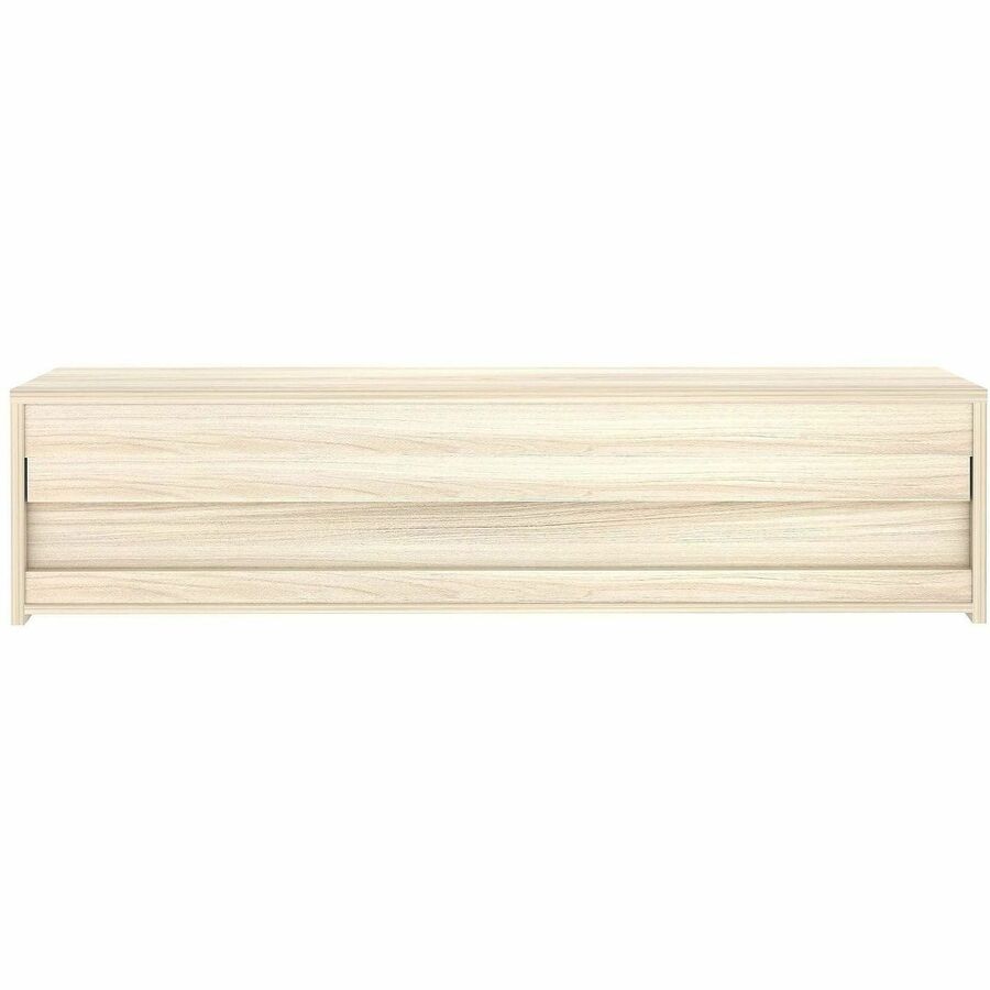 Lorell Essentials Wall-Mounted Hutche with Wood Doors, 17" x 72" x 15", Modern Elm (LLR66346)
