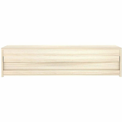 Lorell Essentials Wall-Mounted Hutche with Wood Doors, 17" x 72" x 15", Modern Elm (LLR66346)