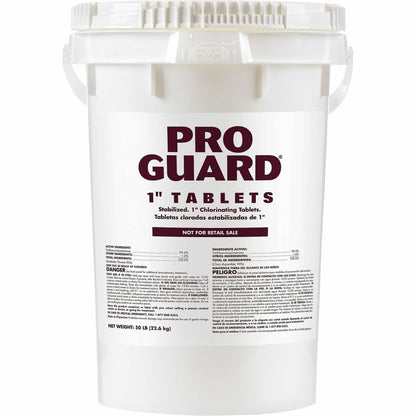 KIK PRO GUARD 1" Chlorine Tablets, White  (KIKKPL21654BPG)