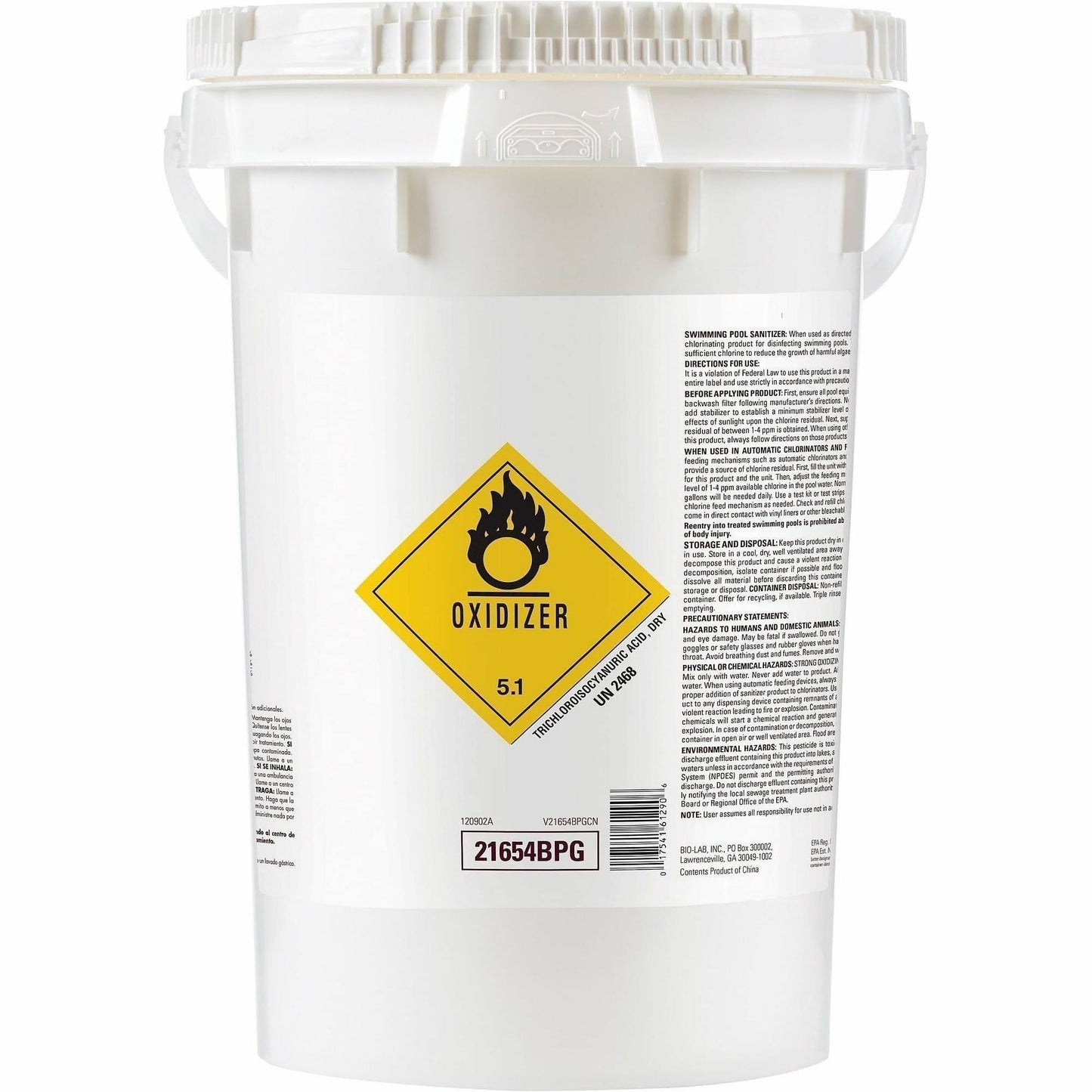 KIK PRO GUARD 1" Chlorine Tablets, White  (KIKKPL21654BPG)