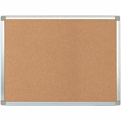 Lorell Aluminum Frame Cork Board, 18" Board x 24" Board x 0.50" Board Depth (LLR19195)