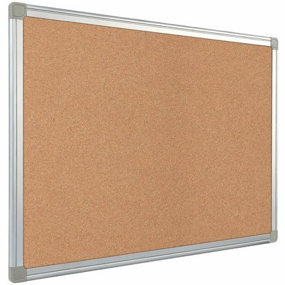 Lorell Aluminum Frame Cork Board, 18" Board x 24" Board x 0.50" Board Depth (LLR19195)