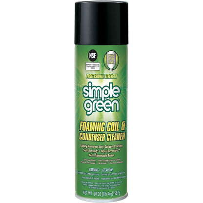 Simple Green Foaming Coil Cleaner, 20 fl oz, Caustic-free, Non-flammable, Unscented (SMP0113418)