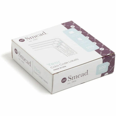 Smead ETYJ Color-Coded Year Labels, 3/4" x 1 1/2", White, 27, Paper, Laminated, 1 Roll (SMD68327)