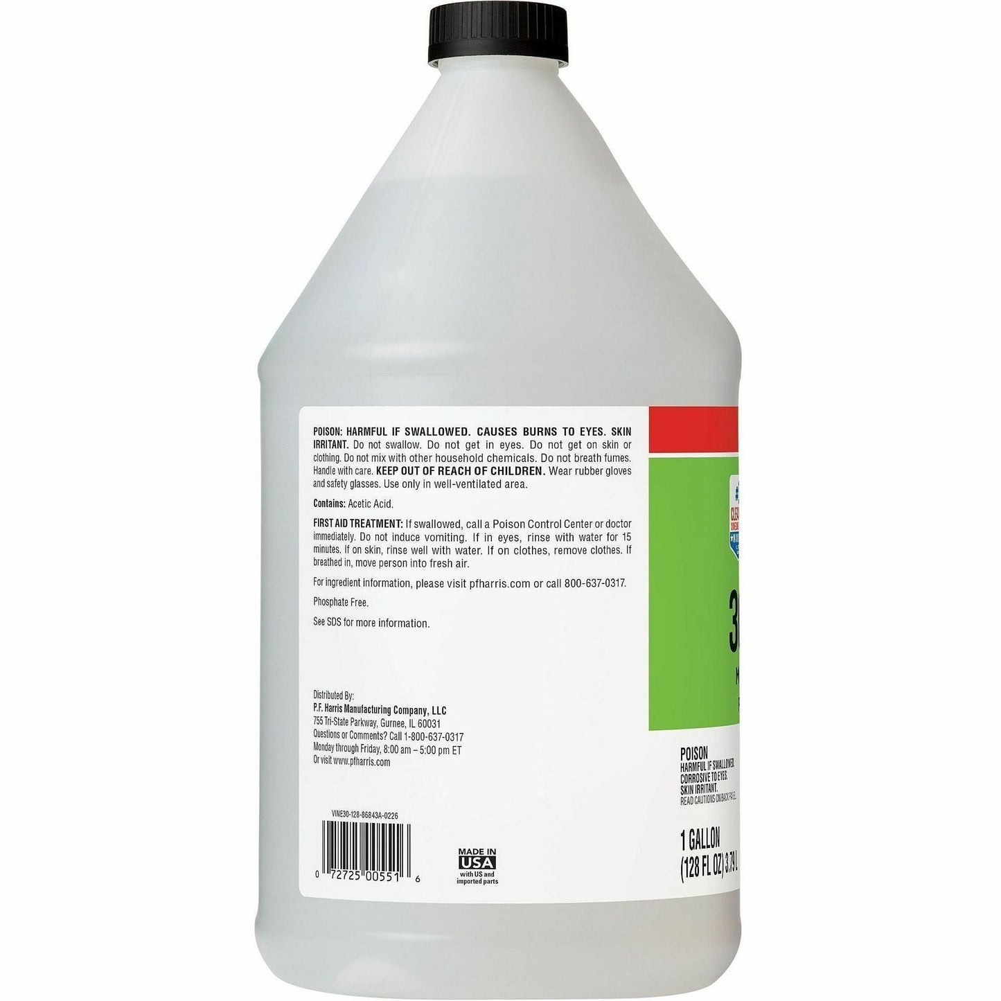 Harris Vinegar, 128 fl oz (WMNVINE30128WM)