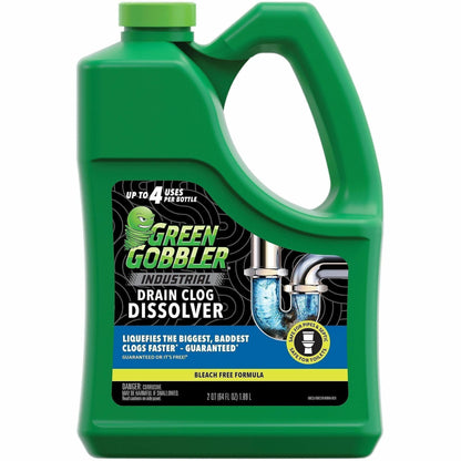 Green Gobbler Industrial Drain Clog Dissolver Gel, 64 fl oz (WMNG8022J)