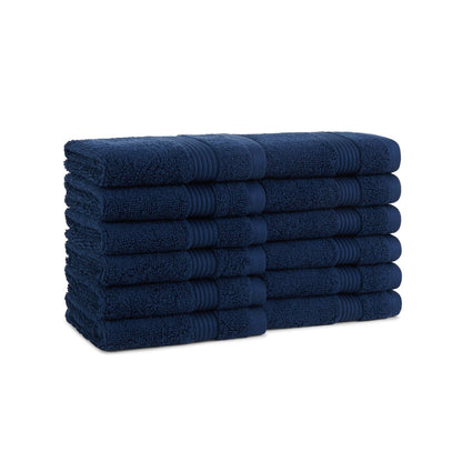 Host & Home Washcloth 13x13 Navy (12/Pack) (P-WC-HH-1313-NV)