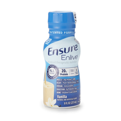 Ensure® Enlive® Advanced Therapeutic Nutrition Shake Oral Supplement Vanilla Flavor Liquid 8 oz. Bottle (1171713_EA)