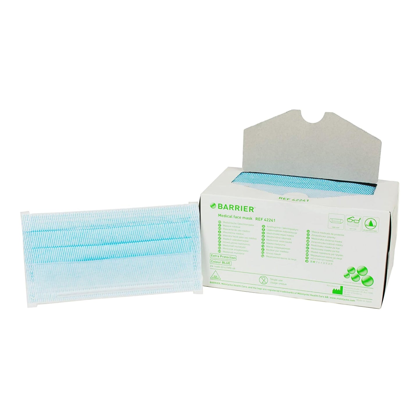Barrier® Extra Protection Surgical Mask Anti-fog ASTM Level 3 earloops One Size Fits Most (975882_CS)