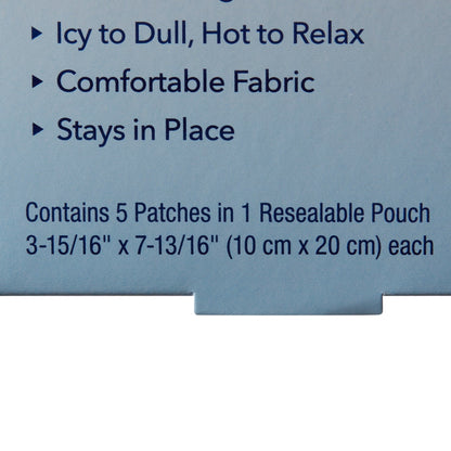Icy Hot® Topical Pain Relief 5% Strength Menthol Patch 5 per Box (489911_PK)