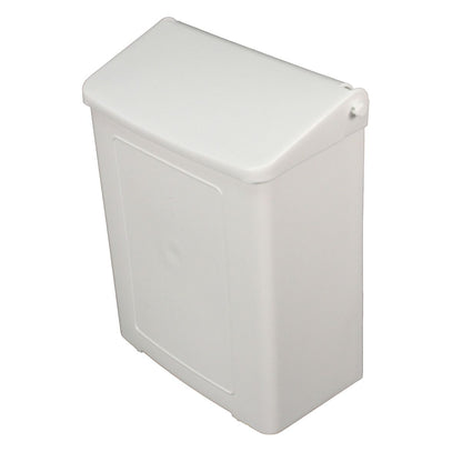 Impact® Safe-Use Plastic Sanitary Napkin Receptacle, White, 4/Case (IMP1102CT)