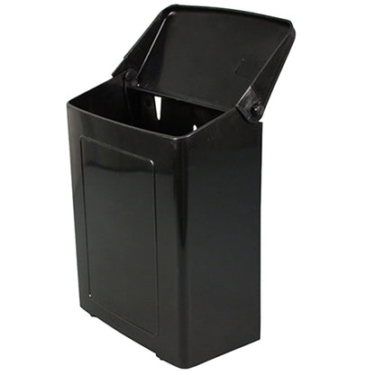 Impact® Safe-Use Plastic Sanitary Napkin Receptacle, Black, 4/Case (IMP1103CT)