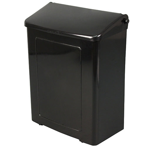 Impact® Safe-Use Plastic Sanitary Napkin Receptacle, Black, 4/Case (IMP1103CT)