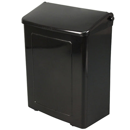 Impact® Safe-Use Plastic Sanitary Napkin Receptacle, Black, 4/Case (IMP1103CT)