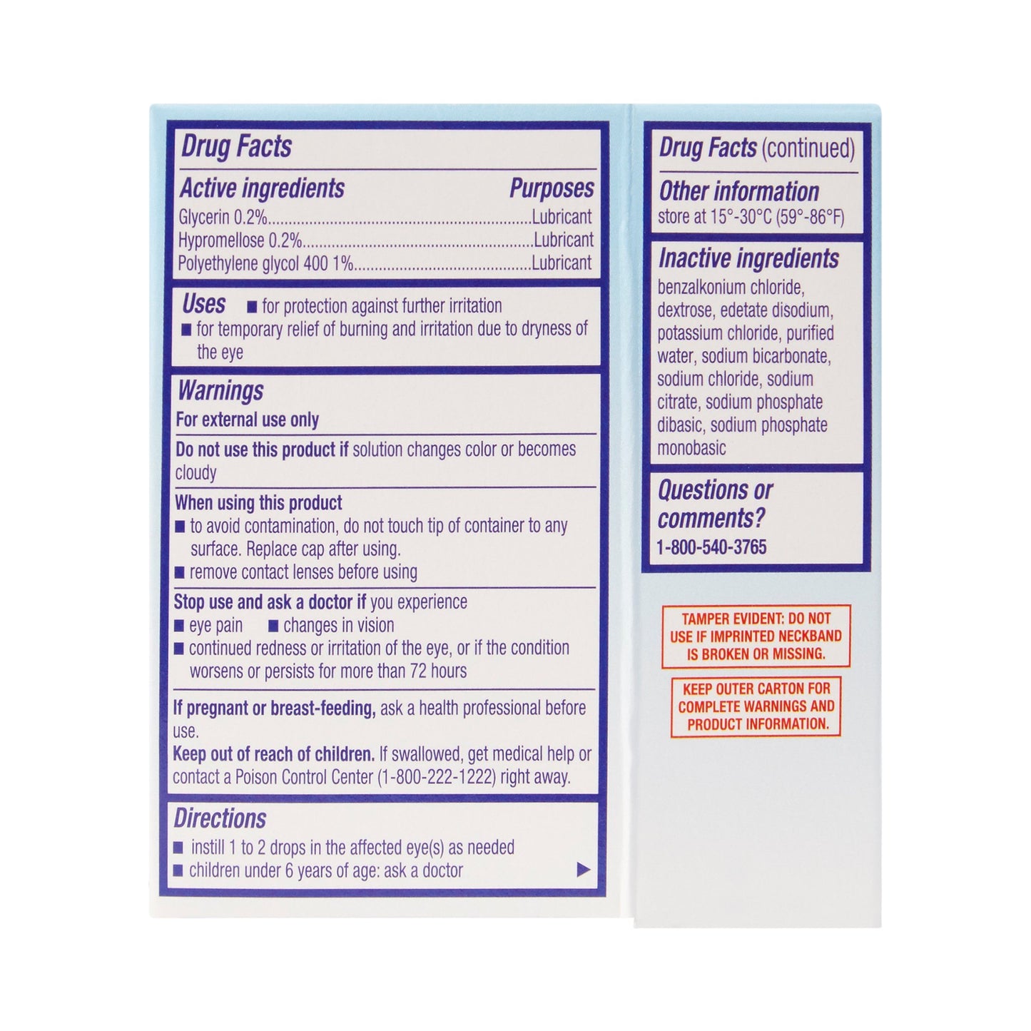 Geri-Care® Eye Lubricant 0.5 oz. Eye Drops (1107867_BX)