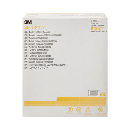 Steri-Strip™ Skin Closure Strip 1 X 5 Inch Nonwoven Material Reinforced Strip White (5967_EA)