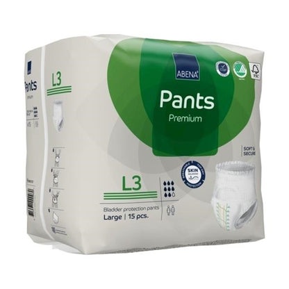 Abena® Premium Pants L3 Unisex Adult Absorbent Underwear Pull On with Tear Away Seams Large Disposable Heavy Absorbency (1218235_PK)