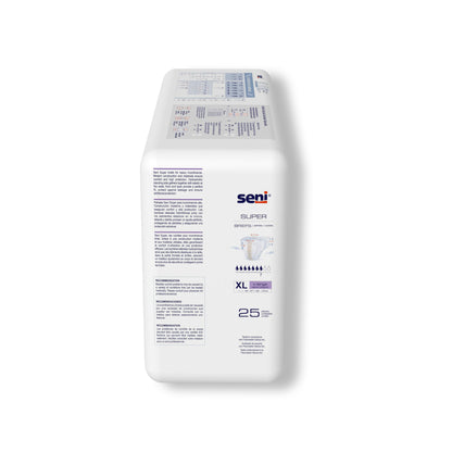 Seni® Super Unisex Adult Incontinence Brief X-Large Disposable Heavy Absorbency (1163865_CS)