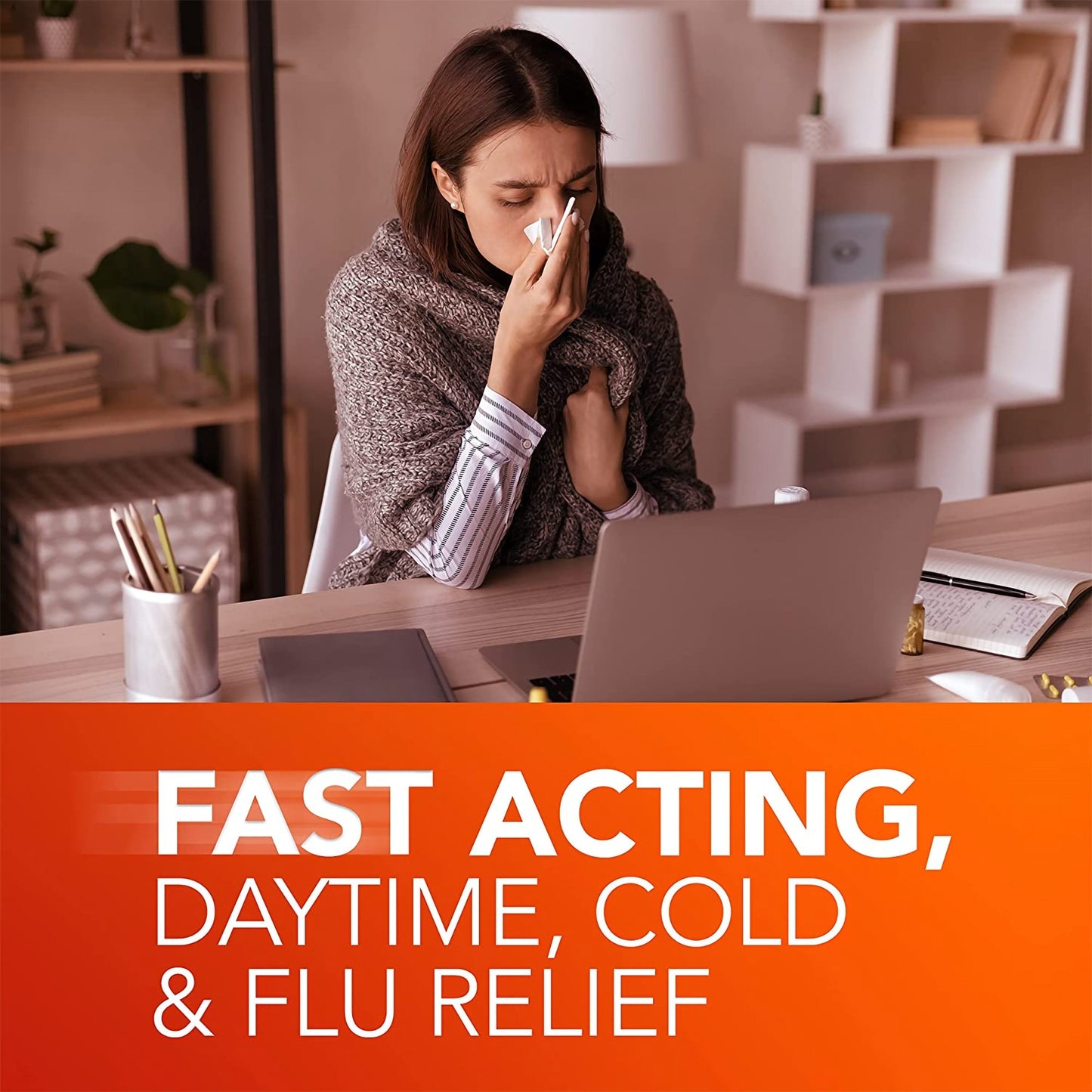DayQuil® Cold & Flu Cold and Cough Relief 325 mg - 10 mg - 5 mg / 15 mL Strength Liquid 8 oz. (829815_EA)