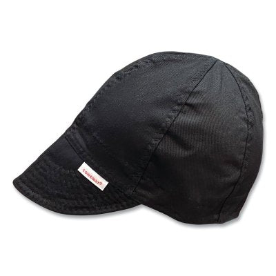 Comeaux Caps Style 1000 Single Sided Cap, Size 8, Black (118-1000-B-8)